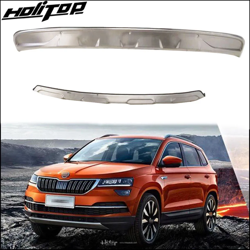 

Hot bull bar front rear bumper guard cover for SKODA KAROQ 2017-2018+,excellent 304 stainless steel,from ISO9001 quality factory