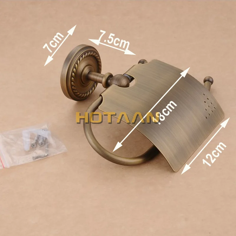 Antique Brass Finish Solid Brass toilet paper holder bathroom accessoreis YT-12292 toilet paper holder