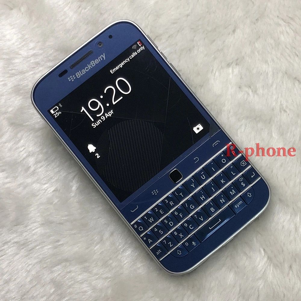 Разблокированный BlackBerry Classic Q20 16G rom 3," BlackBerry Q20 8MP 4G wifi Восстановленный телефон