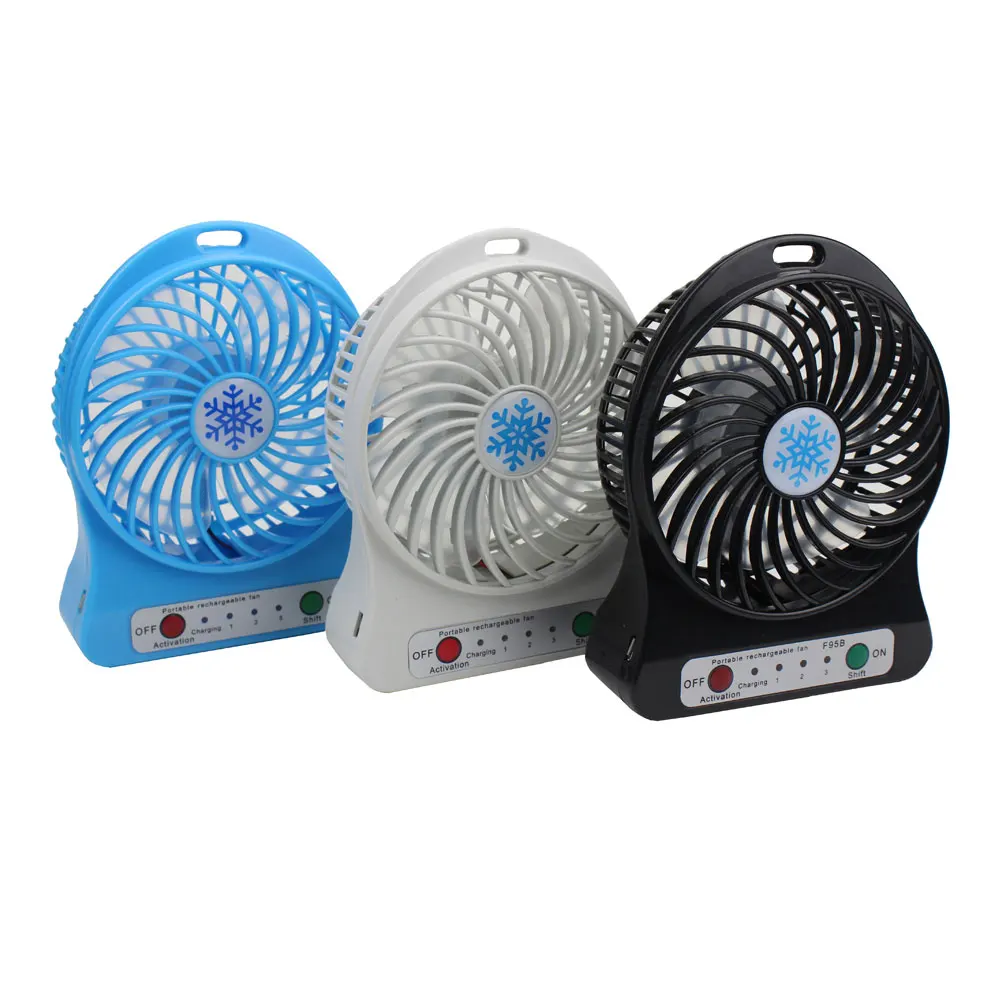 mini fan ventilador Portable Rechargeable LED fan cooling air Cooler