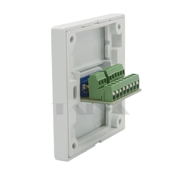 

3+9 VGA wall plate with back side screw connectors