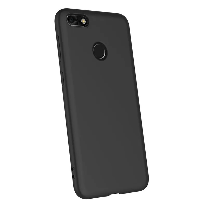 For Huawei Y6 Pro 2017 Case Huawei Y6 Pro 2017 Case Soft Silicone Back Cover Phone Case For Huawei Y6Pro 2017 funda capas Black (7)
