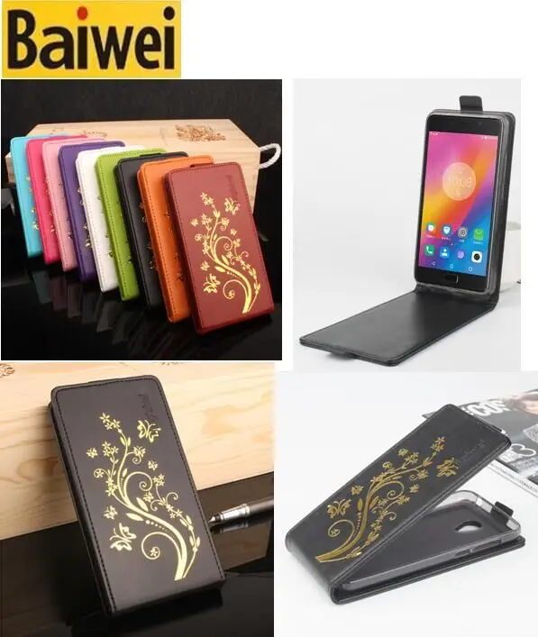 Lenovo Vibe K5 Case 5.0 &quotроскошные Горячего тиснения Crazy Horse Кожи вертикальный флип