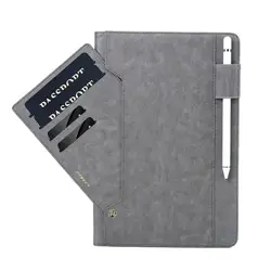 BuzzLee для Samsung Galaxy Tab A2 10,5 дюйма/T590 Роскошный старинный искусственная кожаный чехол Smart Flip Full Протек крышки ж/отделения для карточек