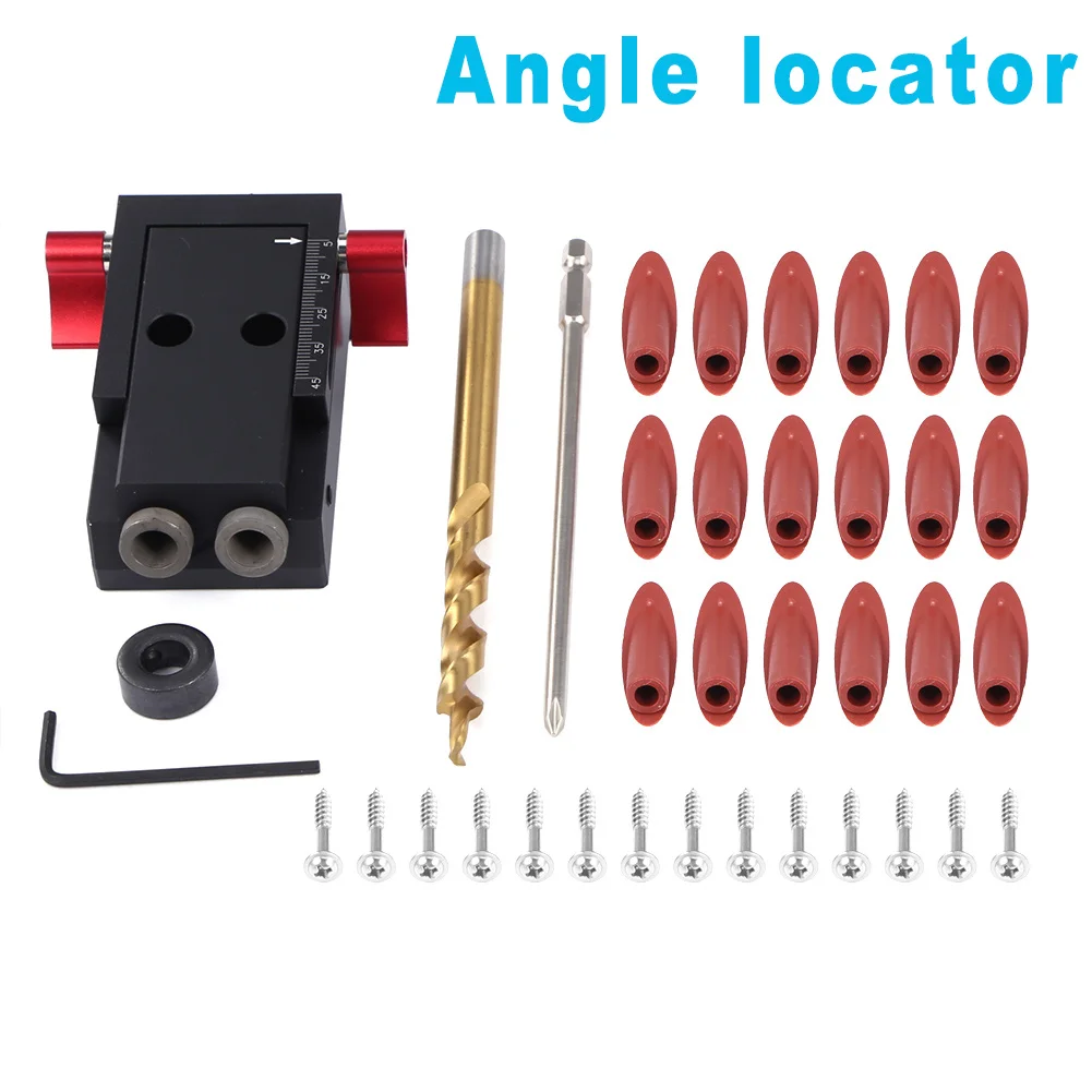 

1Set Pocket Hole Jig Step Drill Bit Kit Woodworking Carpentry for Kreg Joinery Tool ALI88