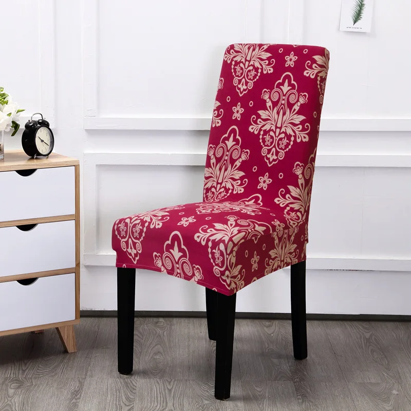 Красочный чехол для кресла спандекс эластичные кухонные банкетные чехлы для стульев для столовой Свадебная вечеринка Декор для дома отеля