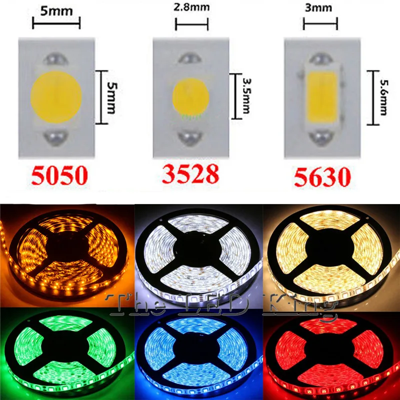 5050SMD DC12V 10 м 5 м/рулон кабель питания светодиодный светильник полоса лампа SMD 3528