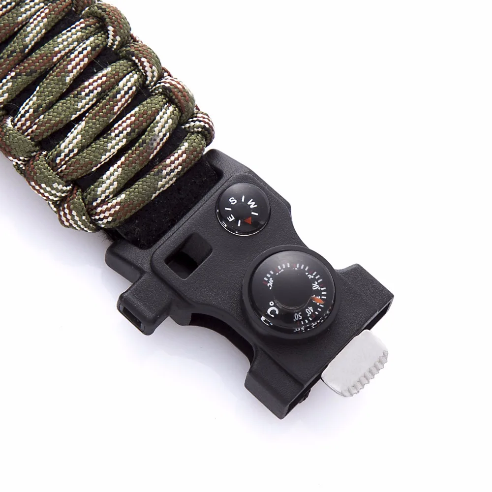 New Outdoor Survival Watch Bracelet Multi-functional Waterproof 50M Watch For Men Women Camping Hiking Military Tactical Camping (10)