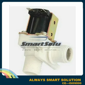 

Free shipping 2pcs/lot Good Quality1/2" BSPP 2Way Solar Nylon Plastic 90 Degree Solenoid Valve N/C Water Air Gas 12V 24V 220V