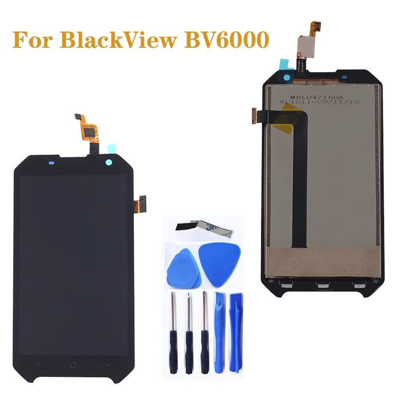 4," для Blackview BV6000 lcd+ сенсорный экран стекло компонент дигитайзер сборка для Blackview BV 6000 дисплей ремонтный комплект