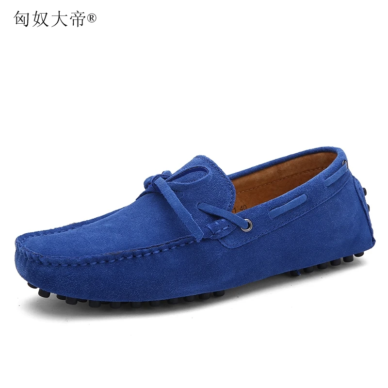 

Big Size Cow Suede Leather Men Flats 2018 New Men Casual Shoes High Quality Men Loafers Moccasin Driving Shoes