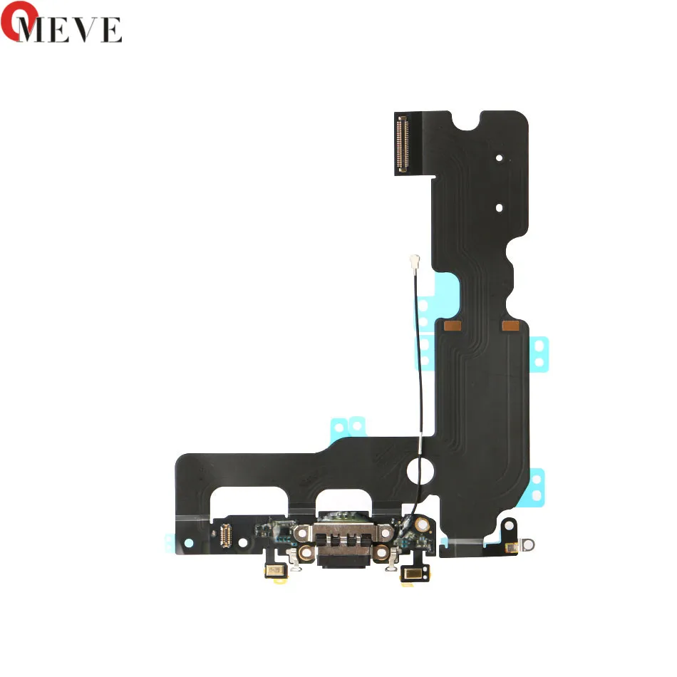 20pcs lot High Quality Charging Port Charger Dock Connector With Headphone Jack Audio Mic Antenna Flex Cable For iPhone 7 plus