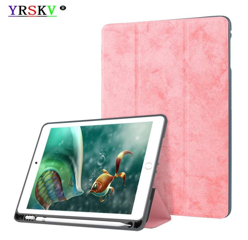 

Case for iPad Pro 10.5 inch 2017 YRSKV New Retro PU leather cover+Silicon TPU Smart Auto Sleep Wake Tablet Case A1701` A1709