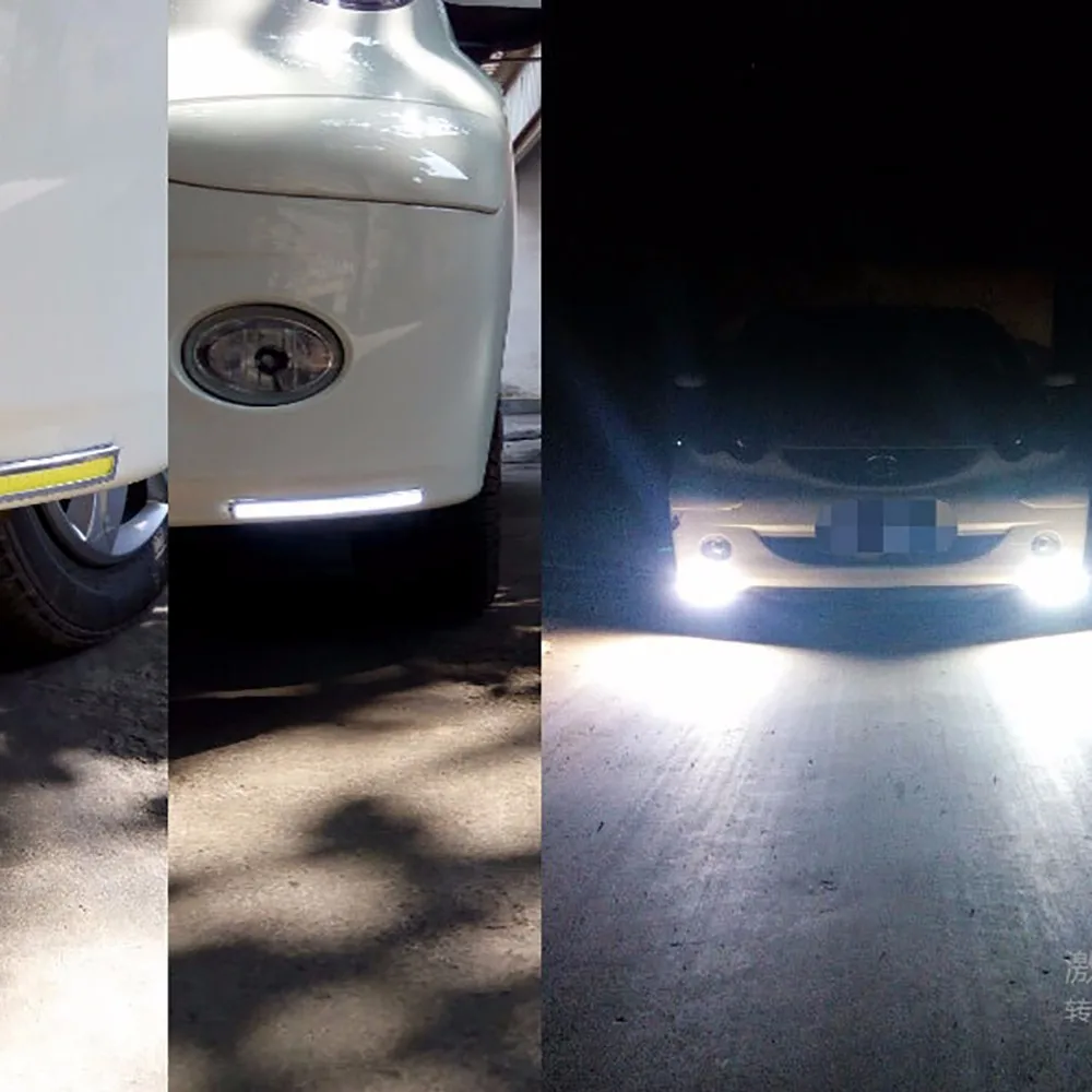 LVTUSI автомобильный-Стайлинг 14 см водонепроницаемый ультра-тонкий COB Чип светодиодный дневной ходовой светильник DIY DRL светодиодный светильник источник автомобиля Стайлинг BE