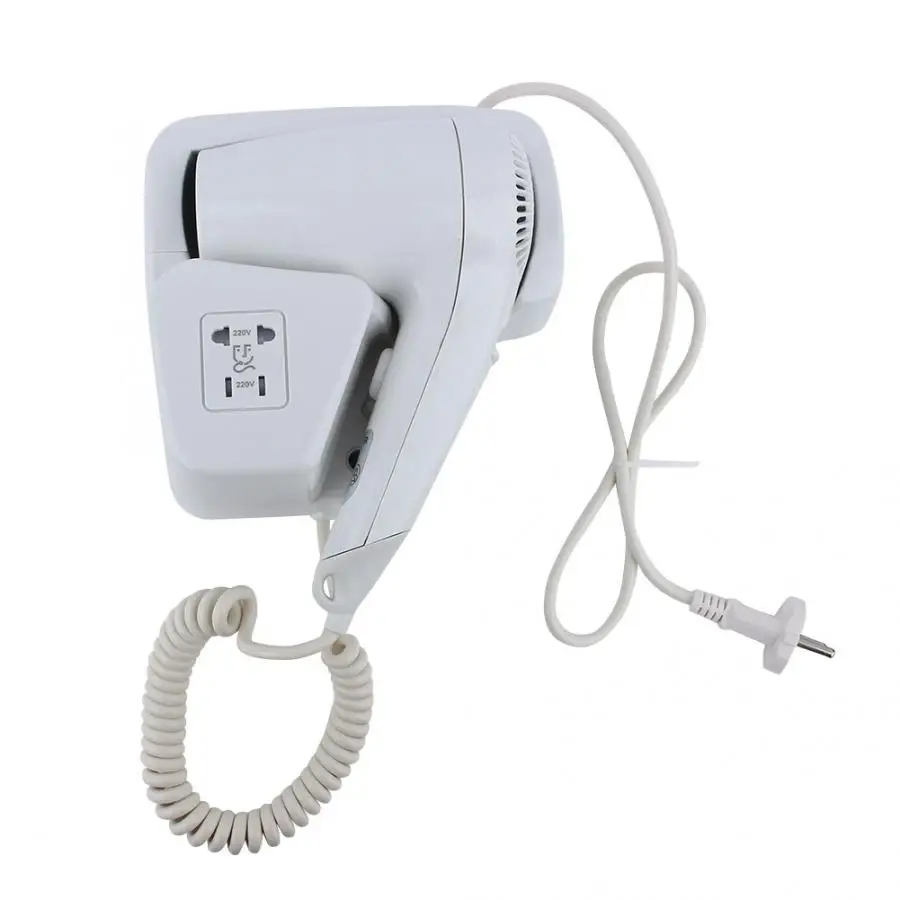

Household Bathroom Hair Dryer Kit Wall-mounted Electric Hair Blower (EU Plug 220V) Bathroom Accessories