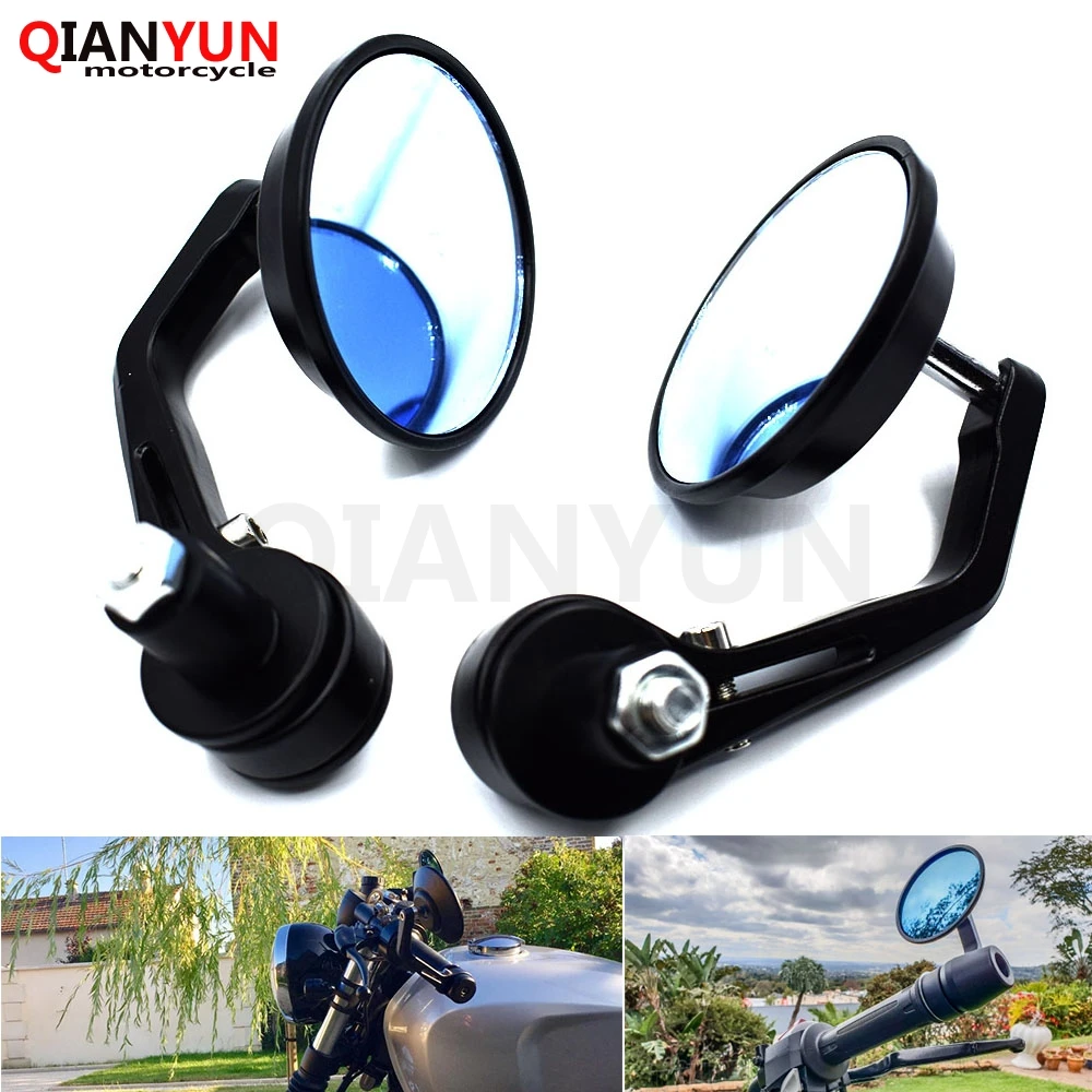 

Universal Motorcycle Mirror View Side Rear Mirror 22mm Handle bar For TRIUMPH BONNEVILLE SE T100 T120