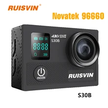 Новейшая брендовая Экшн-камера RUISVIN Novatek 96660 WiFi Спортивная камера на шлем для дайвинга Водонепроницаемая профессиональная спортивная камера SJ5000 SJ500X