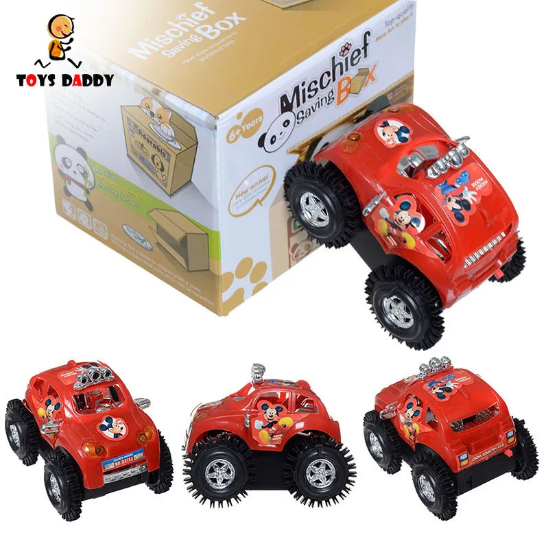 Красная автомобиль-грузовик somersault micky mouse детские игрушки для игры на батарейках 4