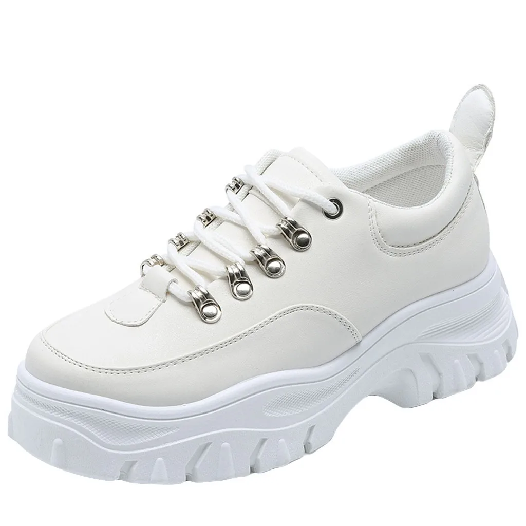  SAGACE/Женская обувь; Сезон осень; Белые кроссовки; Женская модная обувь на платформе в стиле ретро; Женские дышащие сетчатые кроссовки; 202…