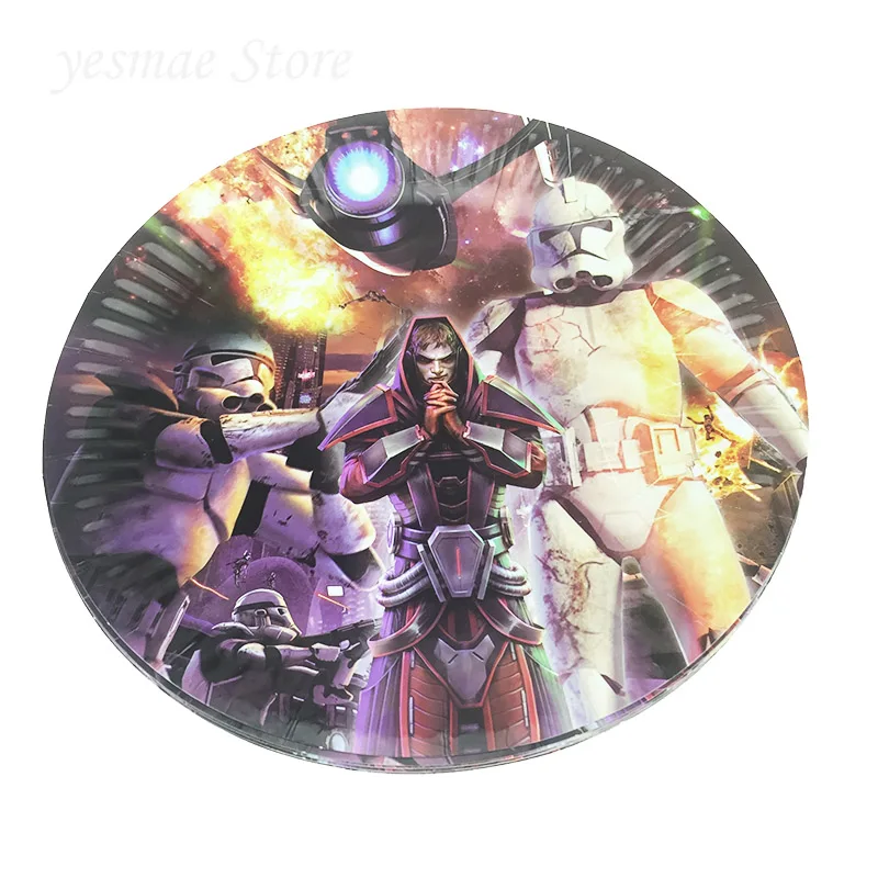 10pcs/lot the Star Wars Theme Paper Plates Birthday Party Dishes Kids Favors Decoration 10pcs/lot the Star Wars Theme Paper Plates Birthday Party Dishes Kids Favors Decoration
