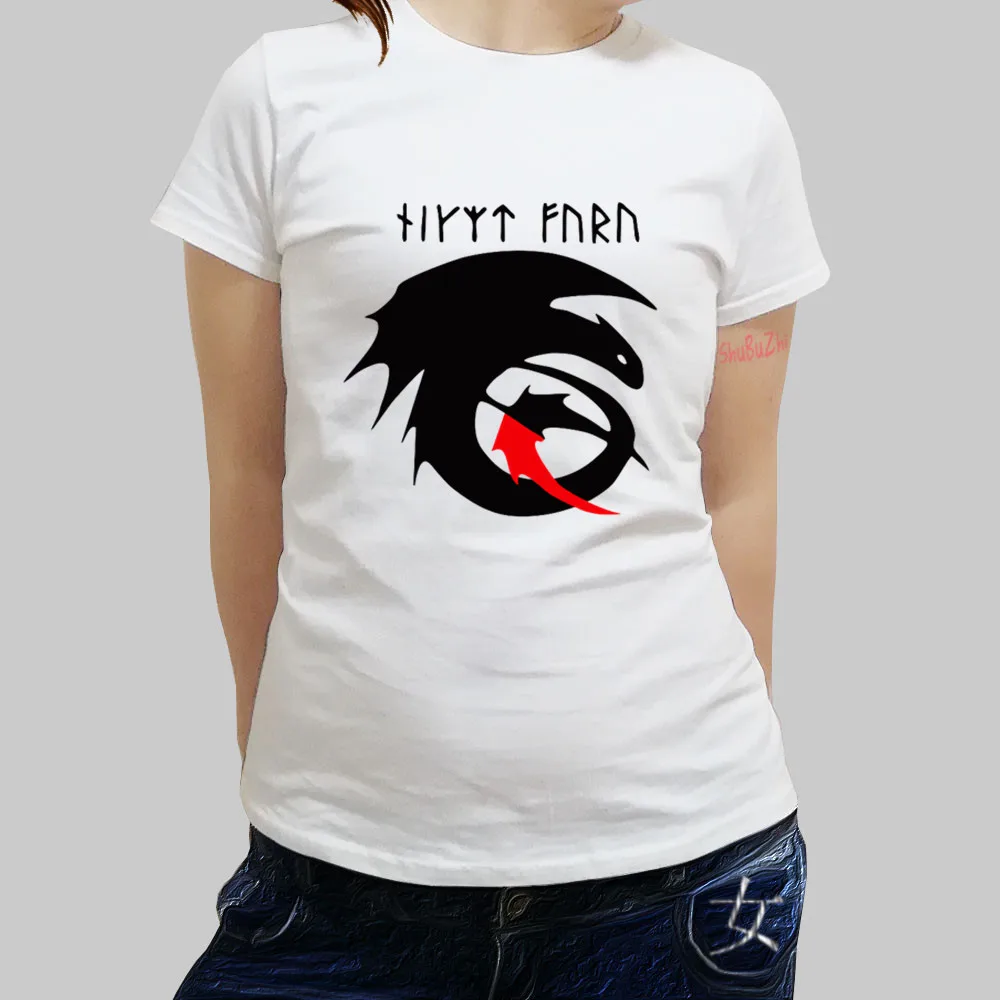 

tops new summer tee shirt women brand t shirts Strike Class - Night Fury Symbol How to Train Your Dragon t-shirt sbz510