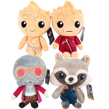 

Guardians Of The Galaxy 2 Plush Toys 22cm Tree Man Rocket Raccoon Star-Lord Plush Soft Stuffed Toys Doll for Kids Children Gift