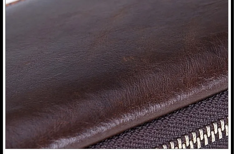 Men genuine leather wallet 17