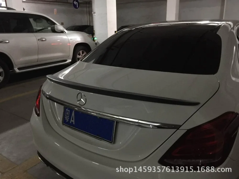 Подходит для Mercedes-Benz w205 c180l c200l c260l w205 ABS задний спойлер заднего крыла