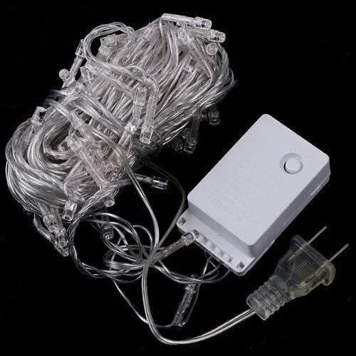 Free shipping LED String Light led Flasher 10M 100 Light Waterproof Multicolour Xmas Decoration Lamp RGB Christmas Garden lights (6)