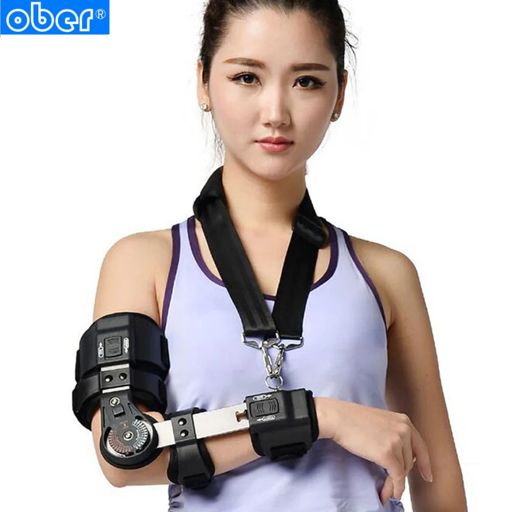 

Adjustable Elbow Brace ROM Arm Stretched Straight Cerebral Stroke Hemiplegia Correction Adult Children Orthotics tools EO-30
