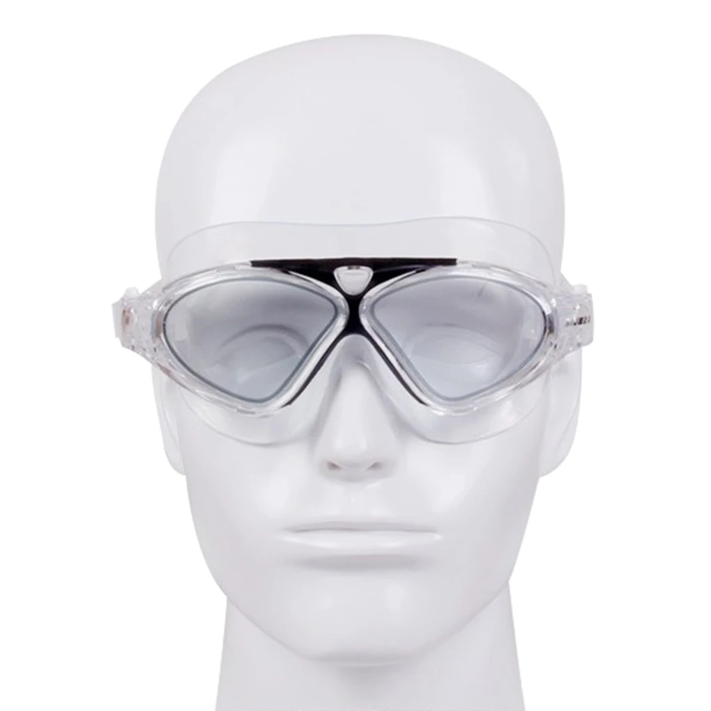 Silicone Swimming Goggles Anti-fog Diving Goggles Lightweight Swimming Glasses UV Protection Water Sport Eye Protection Gear