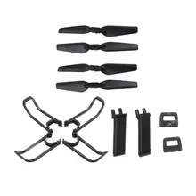 For Eachine E58 RC Quadcopter Spare Parts Propeller Blades Landing Gear Propeller Guard Protection Cover Set