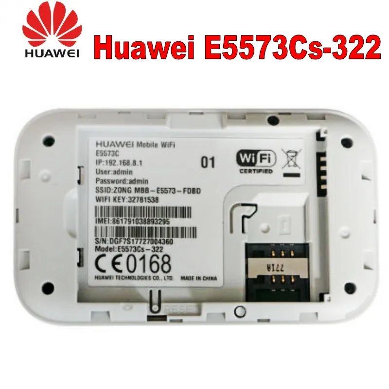 Desbloqueado Huawei 4g Modem Dongle Lte Roteador Wi-fi E5573 E5573cs-322 150mbps - Imagem 2