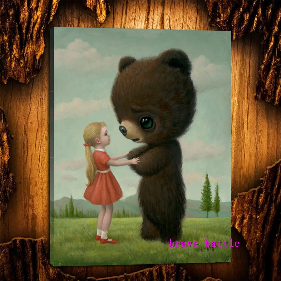 

Mark Ryden Childish Strange Dark World Canvas Painting Living Room Bedroom Home Decor Modern Mural Art Oil Painting #163