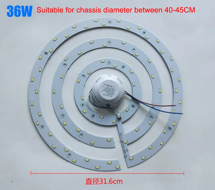 Яркий SMD5730 двойной Цвет светодио дный Кольцевой Замена потолочный светильник Панель нет темных областях AC110 или AC220V с Драйвером 12 Вт-36 Вт