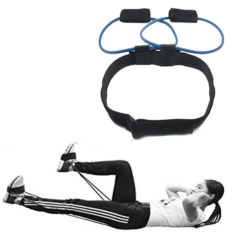 

Legs Muscles Training Tension Belt with Adjustable Waist Belt Fitness Pull Rope Bounce Trainer Resistance Band QH04