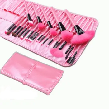 

Professional 32PCS/24PCS Make Brushes sets+ PU Bag Synthetic Hair Eye Shadow Concealer Brush Brow & Liner Brush Portable Tools