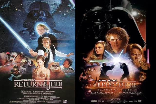 Star Wars Return Of The Jedi Episode 3 Revenge Sith Movie Star Wars Return Of The Jedi Episode 3 Revenge Sith Movie Poster Silk
