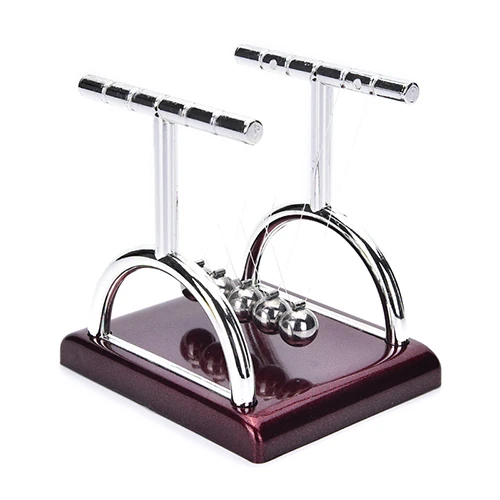 

Hot Sale! Fun Development Educational Desk Toy Gift Newtons Cradle Steel Balance Ball Physics Science Pendulum Table Ornament