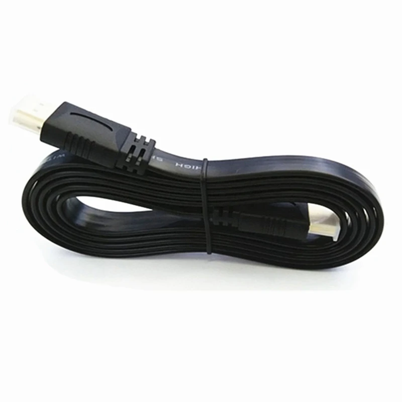1 шт. Высокое качество 30 см Full HD короткий кабель HDMI Поддержка 3D штекер плоский Шнур