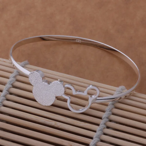 AB036 популярный браслет ювелирное изделие mikey /afvaixca ailaizsa серебряного цвета|jewelry