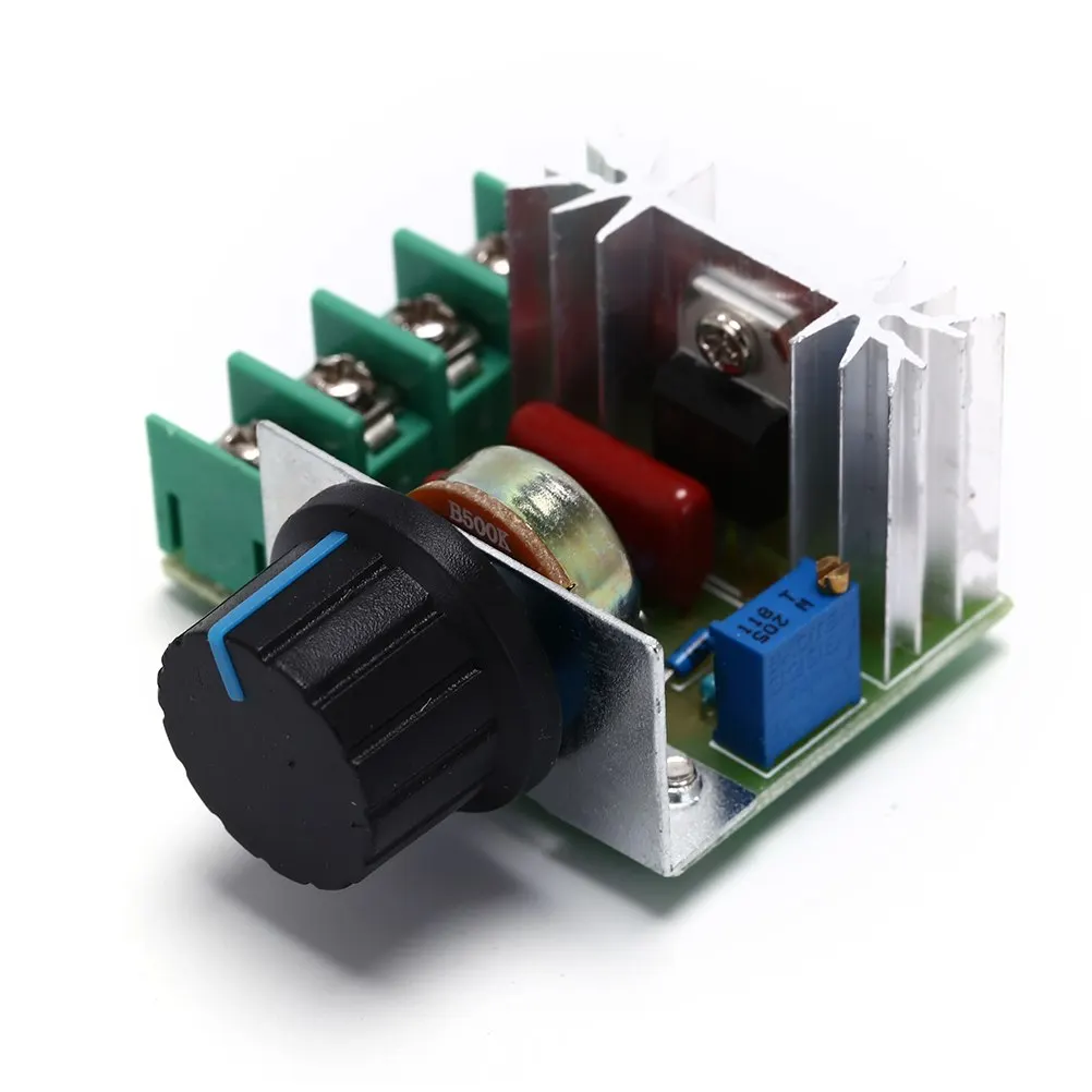 2000W Thyristor Electronic Dimmer 220V Silicon Controlled Rectifier SCR Voltage Regulator Speed Control Temperature Thermostat