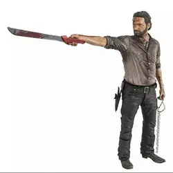 10 дюймов 25 см ТВ серии The Walking Dead Рик Граймс bloodsoaked Ограниченная серия игрушка deluxe фигурку модель подарок