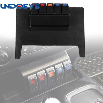 

Undoeve For Jeep JK Wrangler Lower Switch Panel 5 Rocker Style Switches Fits 2011 to 2015 For Jeep Wrangler JK 2/4WD Automatic