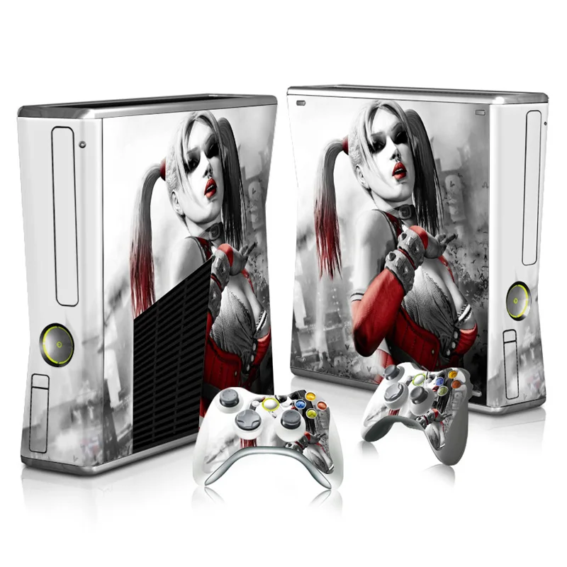 

Best selling game Skin Sticker for Microfost Xbox 360 Slim Console and Controllers Decal Skin Sticker