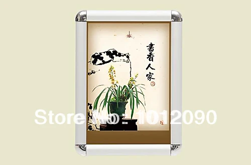 

Aluminum frame with printing Aluminum Snap Framed Poster Holding Aluminum alloy poster frame(A4 Size)