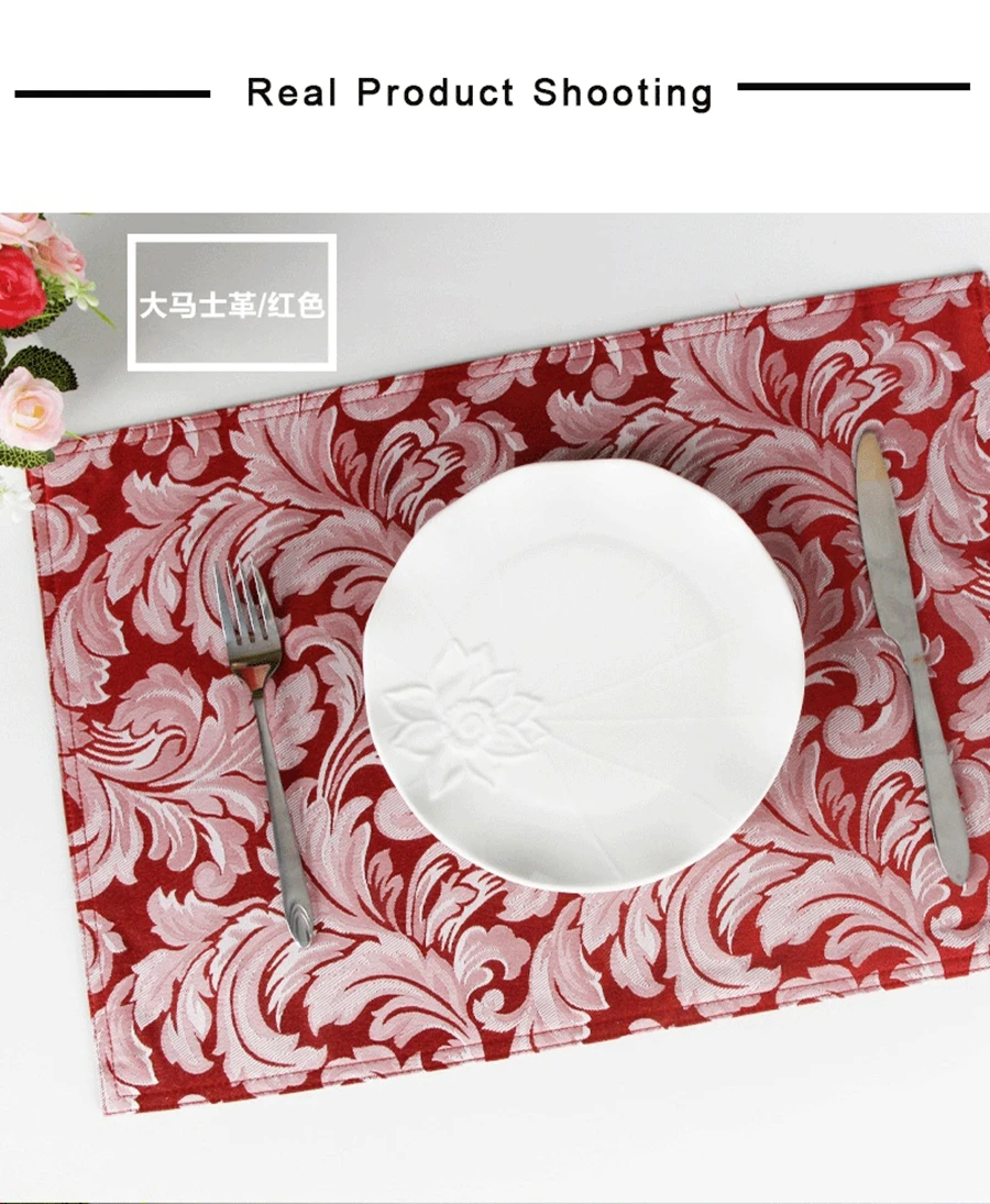 Damask Jacquard Dinner Placemat