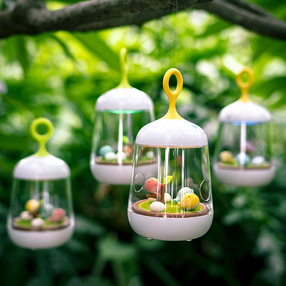 

Creative Birdcage LED Music Box Night Light USB Rechargeable Touch Dimmer Table bird light Portable Nightlamp for Children Baby