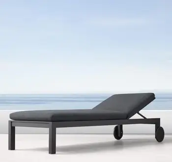 

New arrival outdoor patio garden aluminum chaise furniture