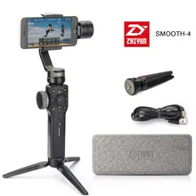 Zhiyun гладкой 4 3 оси фокус Pull & зумом ручной карданный стабилизатор для iPhone X 8 7 Plus samsung Galaxy S8 + S8 S6 S5